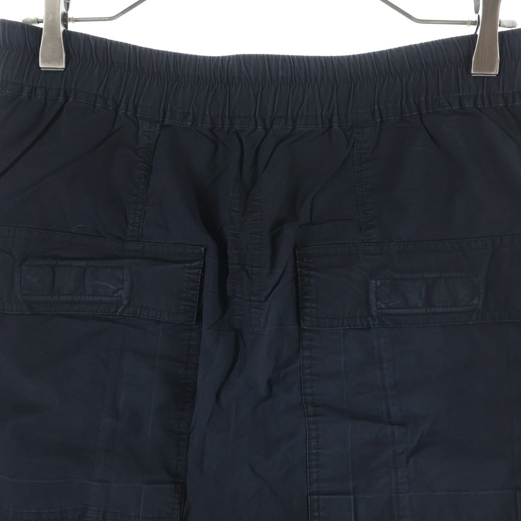 DRKSHDW(ダークシャドウ) 18SS Drawstring Cropped Pants ドローストリング クロップドパンツ ブラック DU18S3373-P
