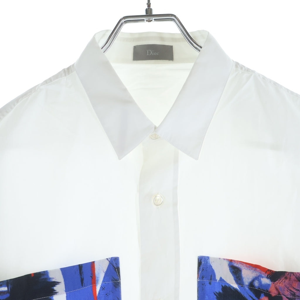 Dior HOMME(ディオールオム) Abstract L/S Shirt 長袖シャツ ホワイト 463C556Z1581