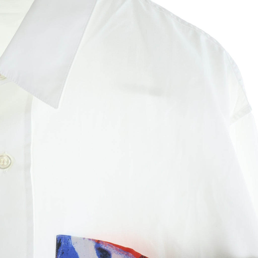 Dior HOMME(ディオールオム) Abstract L/S Shirt 長袖シャツ ホワイト 463C556Z1581