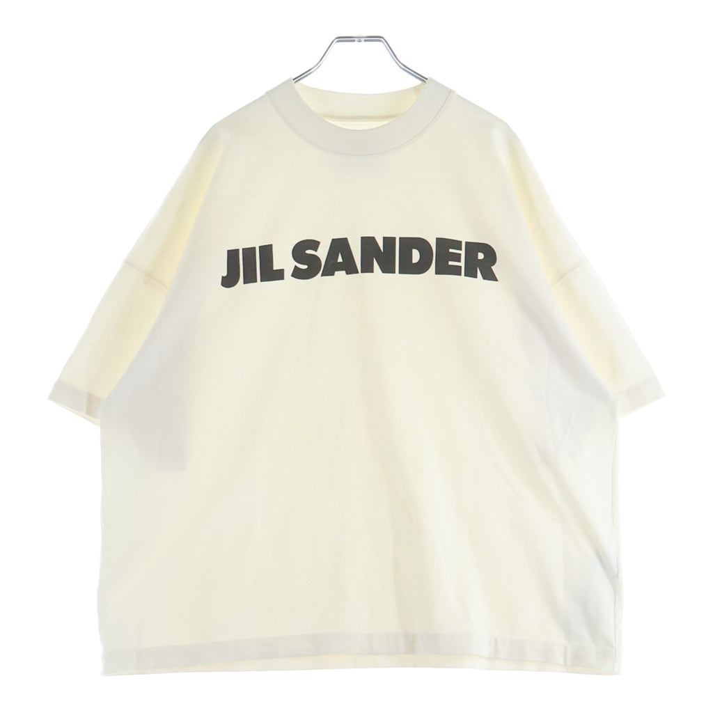 JIL SANDER(ジルサンダー) 23SS T-Shirt ロゴプリント 半袖Tシャツ アイボリー J21GC0001