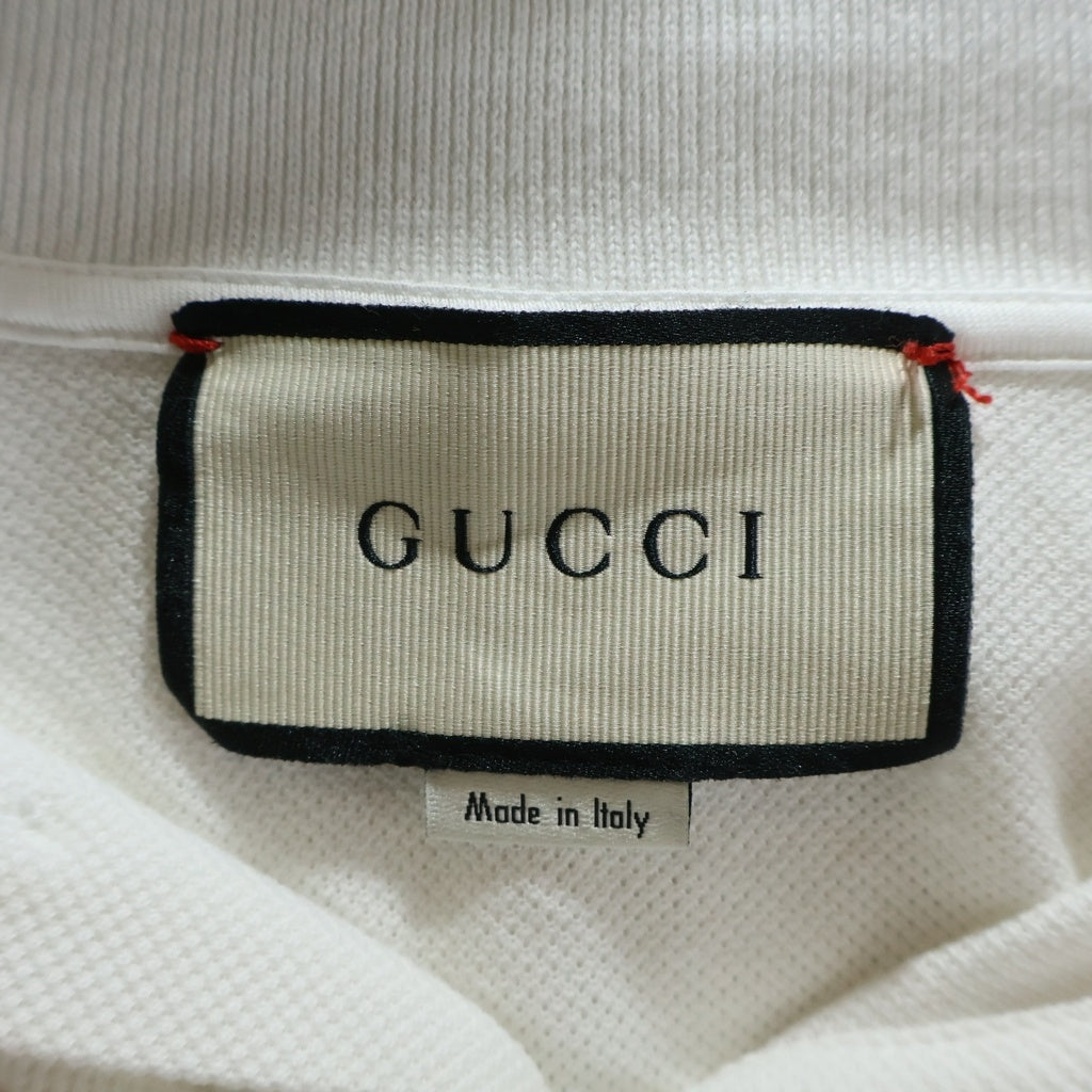GUCCI(グッチ) Polo Shirt 半袖ポロシャツ ホワイト 453865 X5H77