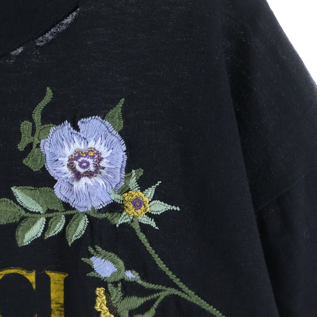 GUCCI(グッチ) Floral T-Shirt 半袖Tシャツ ブラック 457094 X5L88
