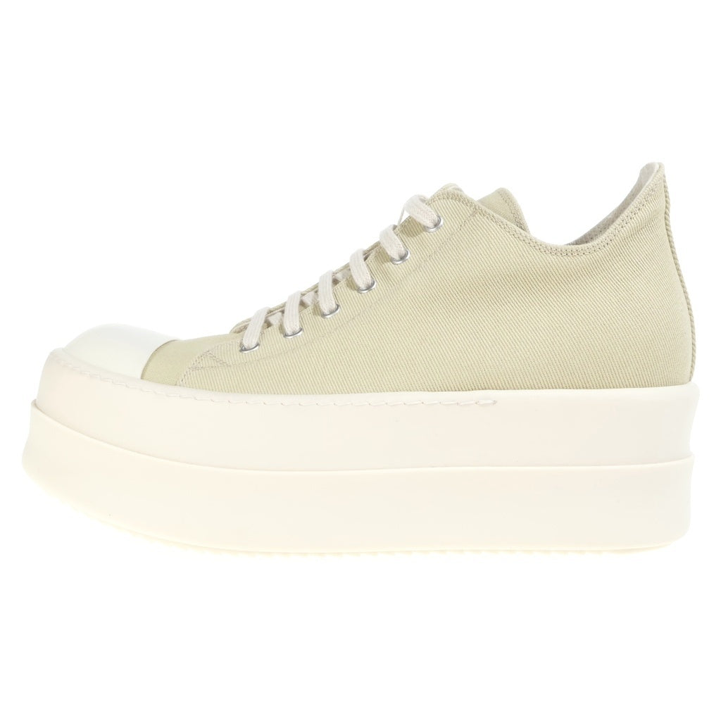 DRKSHDW(ダークシャドウ) DOUBLE BUMPER LOW SNEAKS ダブルバンパー キャンバスローカットスニーカー ベージュ DU01E3832-DO
