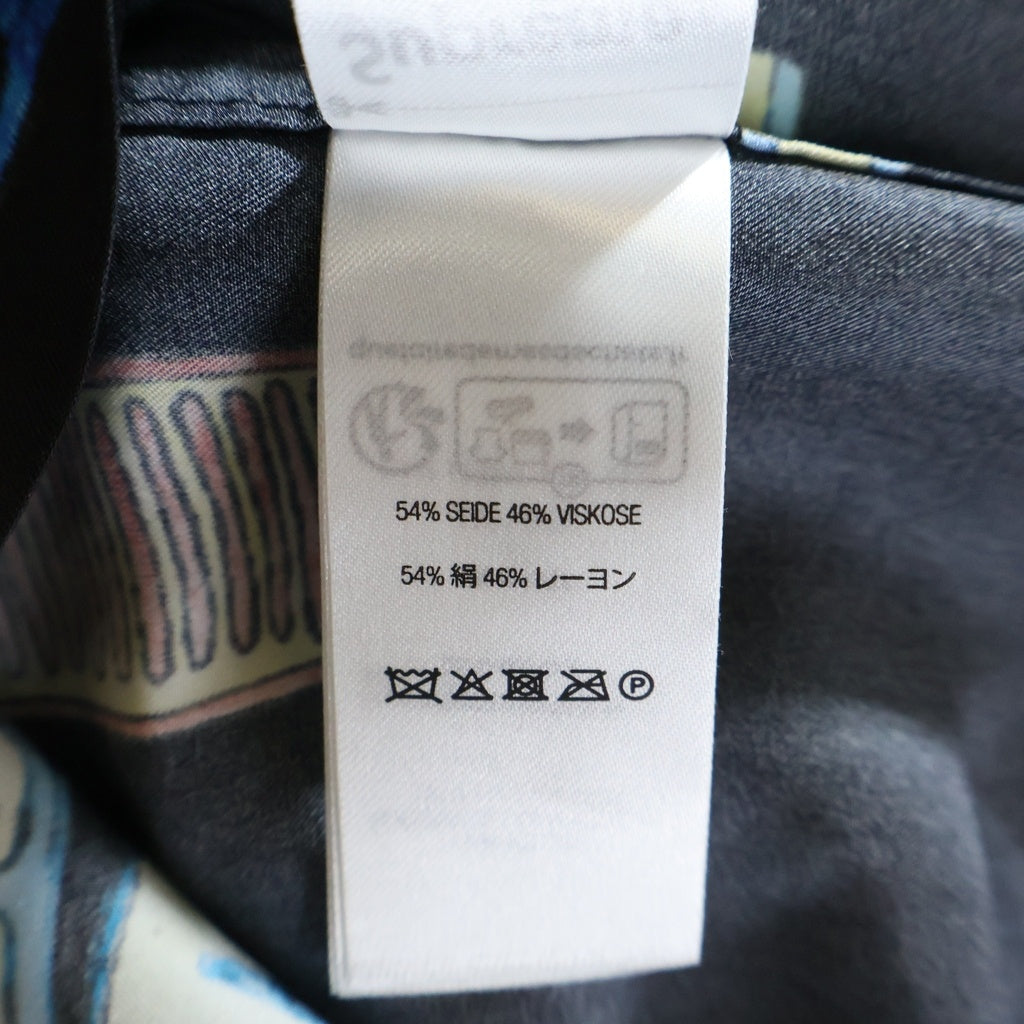 SUPREME(シュプリーム) 26SS Guns Silk S/S Shirt ガンズ 総柄半袖シルクシャツ ブラック