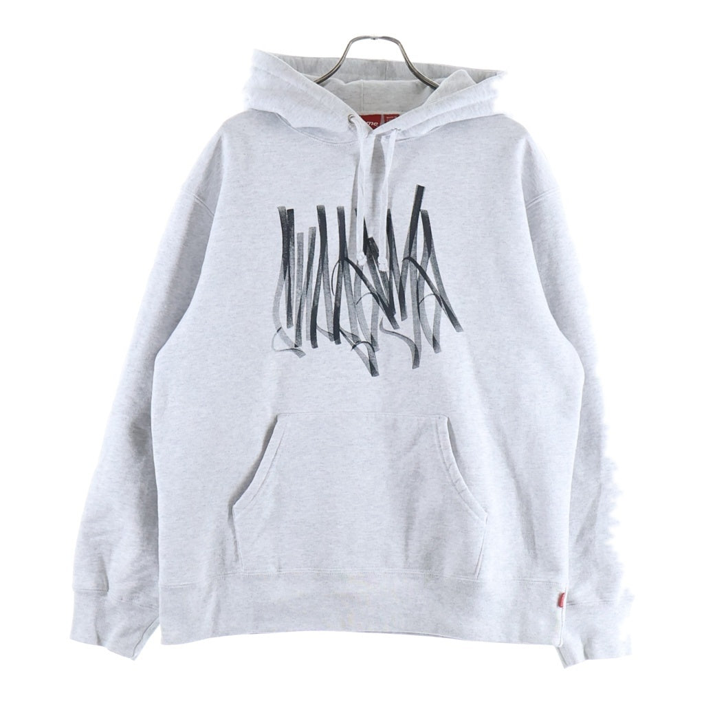SUPREME(シュプリーム) 22AW Tag Hooded Sweatshirt タグ プルオーバースウェットパーカー フーディー グレー