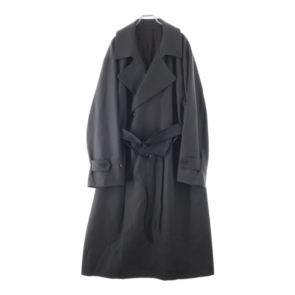 Stein(シュタイン) 22AW MELTON DOUBLE BREASTED COAT メルトン ダブル ブレスト コート ジャケット ブラウン ST.401