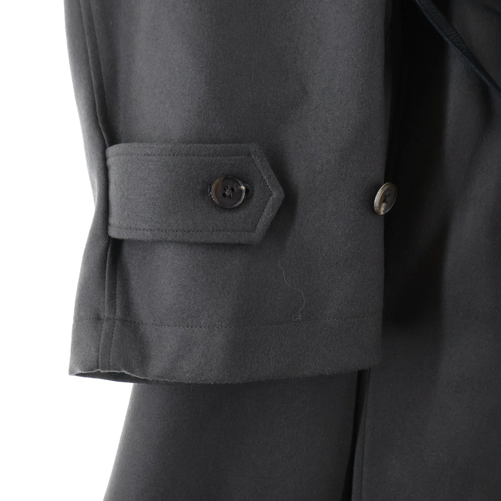 Stein(シュタイン) 22AW MELTON DOUBLE BREASTED COAT メルトン ダブル ブレスト コート ジャケット ブラウン ST.401