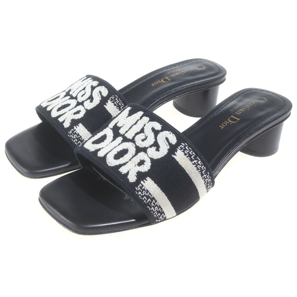Christian Dior(クリスチャンディオール) Miss Dior ミュールサンダル ブラック レディース