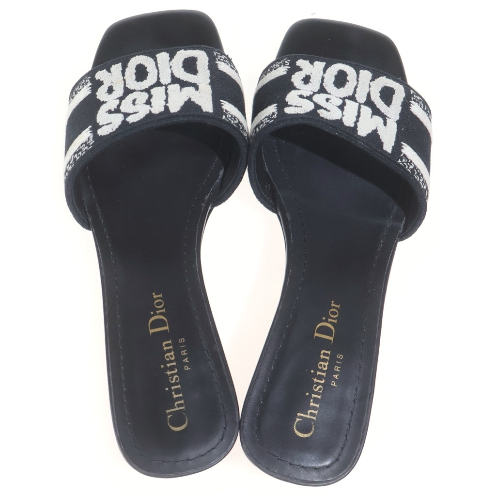 Christian Dior(クリスチャンディオール) Miss Dior ミュールサンダル ブラック レディース