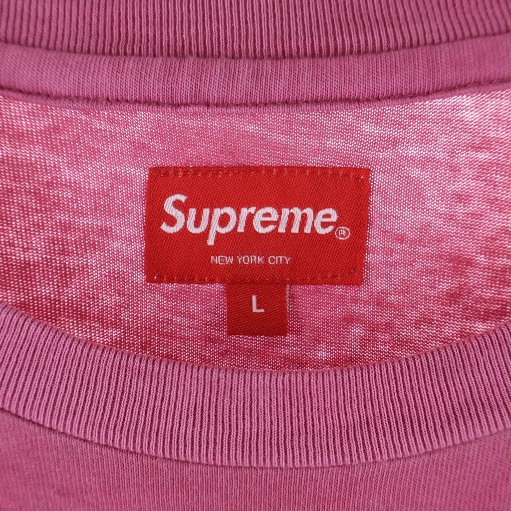 SUPREME(シュプリーム) 23SS Animal Kingdom S/S Top Magenta アニマルキングダム エンブロイダリーデザイン クルーネック コットン半袖Tシャツ カットソー ピンク -