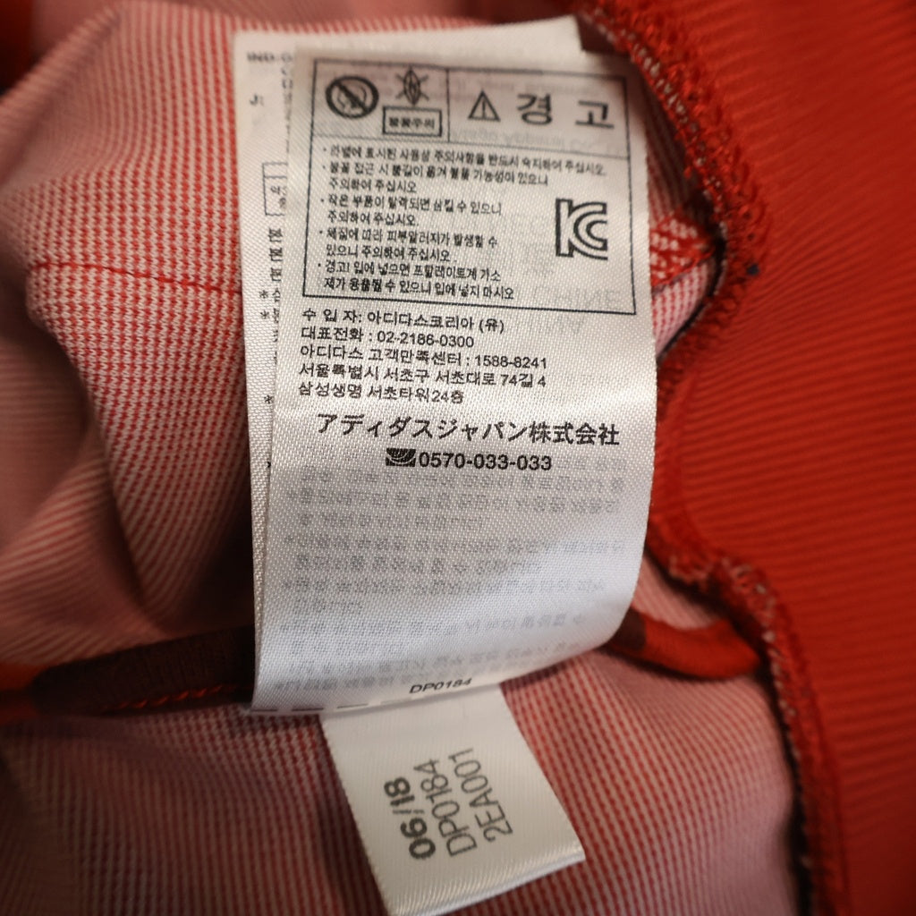 A BATHING APE(アベイシングエイプ) ×ADIDAS カモ柄 ジャージ トラックジャケット ジップアップジャケット レッド DP0184