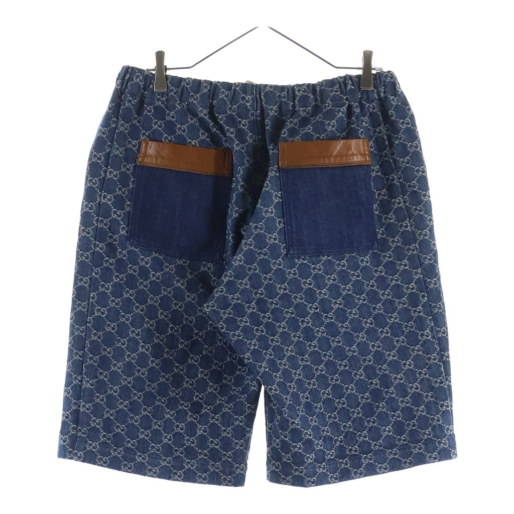 GUCCI(グッチ) GGロゴ エコウォッシュド ショートパンツ ハーフパンツ インディゴ 649093