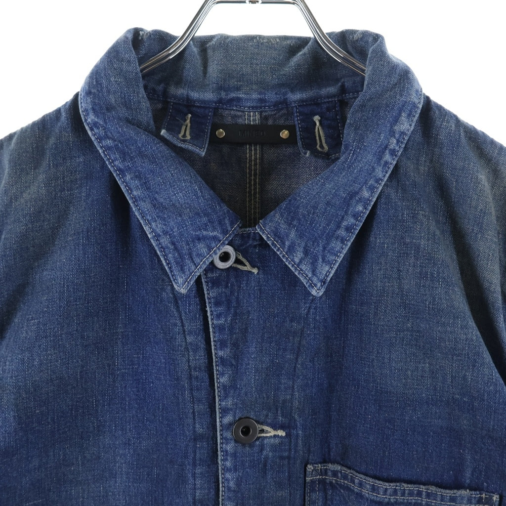 MINEDENIM(マインデニム) G.Nep Denim Liner Coverall JKT デニムカバーオールジャケット インディゴ 2410-8001-85-012