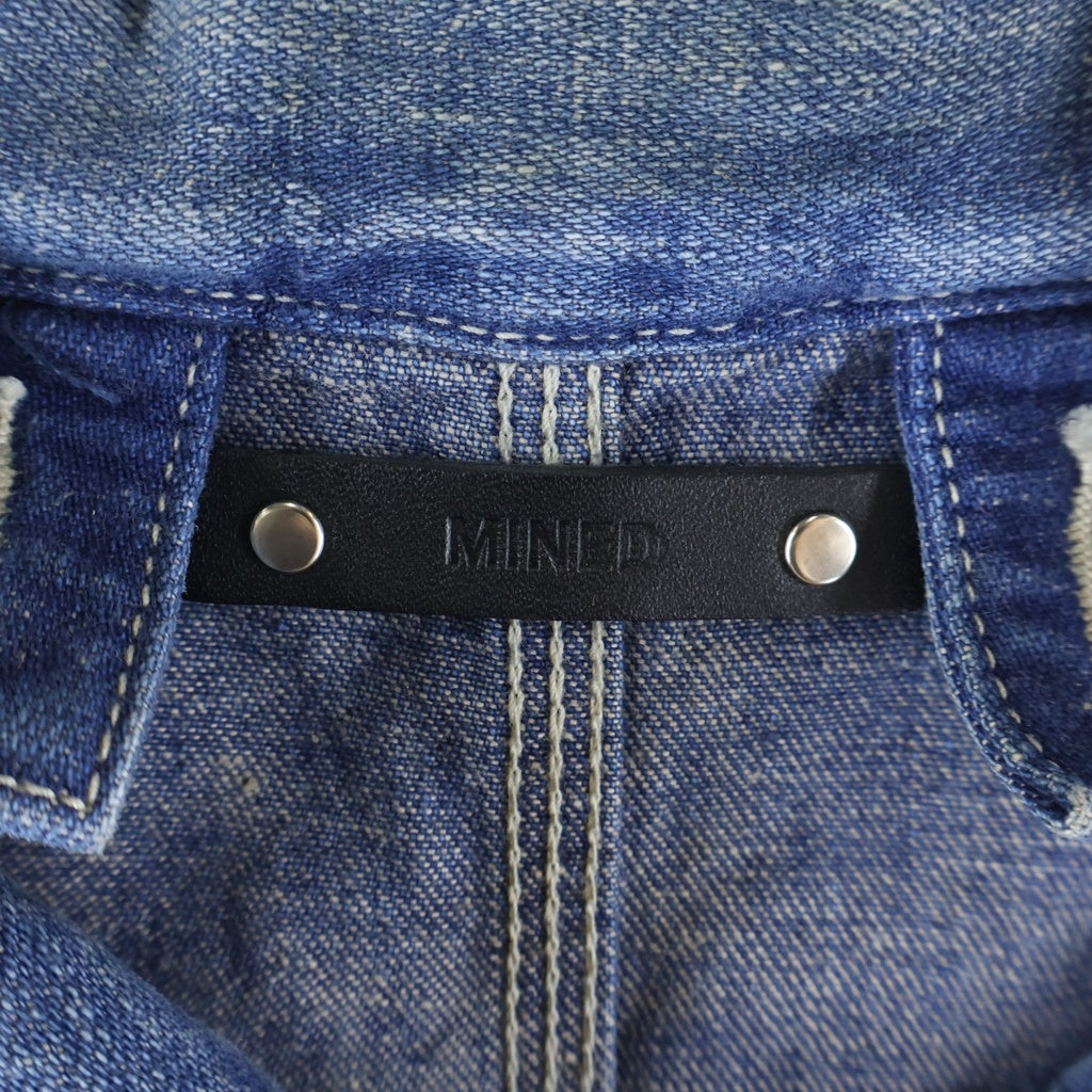 MINEDENIM(マインデニム) G.Nep Denim Liner Coverall JKT デニムカバーオールジャケット インディゴ 2410-8001-85-012