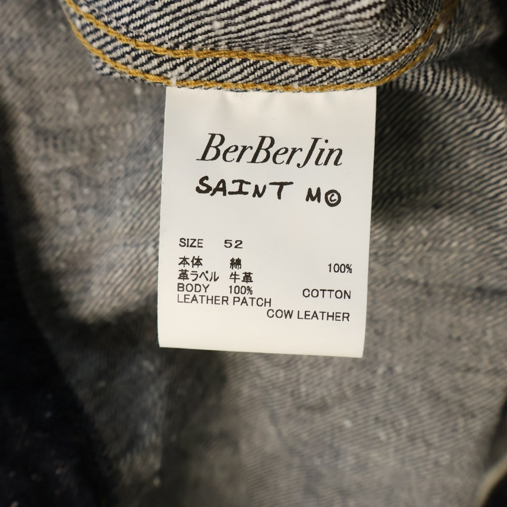 SAINT MICHAEL(セントマイケル) ×BerBerJin DENIM JACKET SM-MK8-0000-C45 ×ベルベルジン デニムジャケット インディゴ
