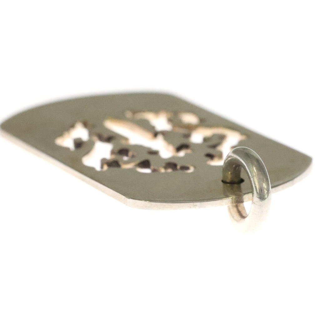 CHROME HEARTS(クロムハーツ) D TAG LRG DAGGER ヴァインダガーカットアウトドッグタグ ラージ ペンダントトップ シルバー BCA240