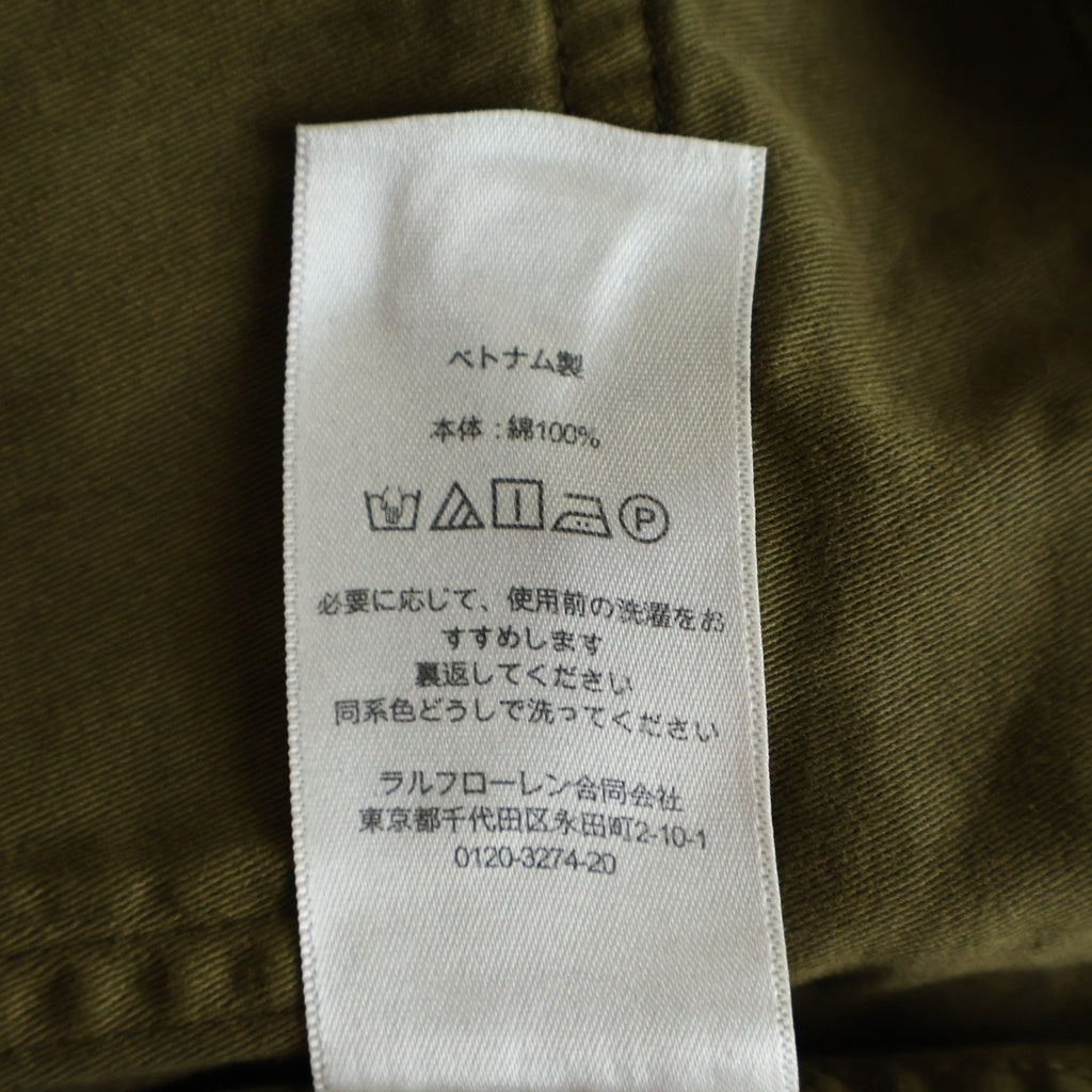 RRL(ダブルアールエル) リバースサティーン オーバーシャツ ロングスリーブ長袖シャツ ウォッシュドブラウン MNRRWOV16820372