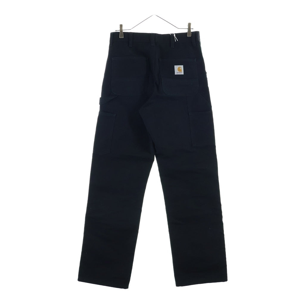 CARHARTT(カーハート) Double Knee Pant ロゴパッチ ジップフライ ダブルニー デニムパンツ ブラック IO31501-26FP