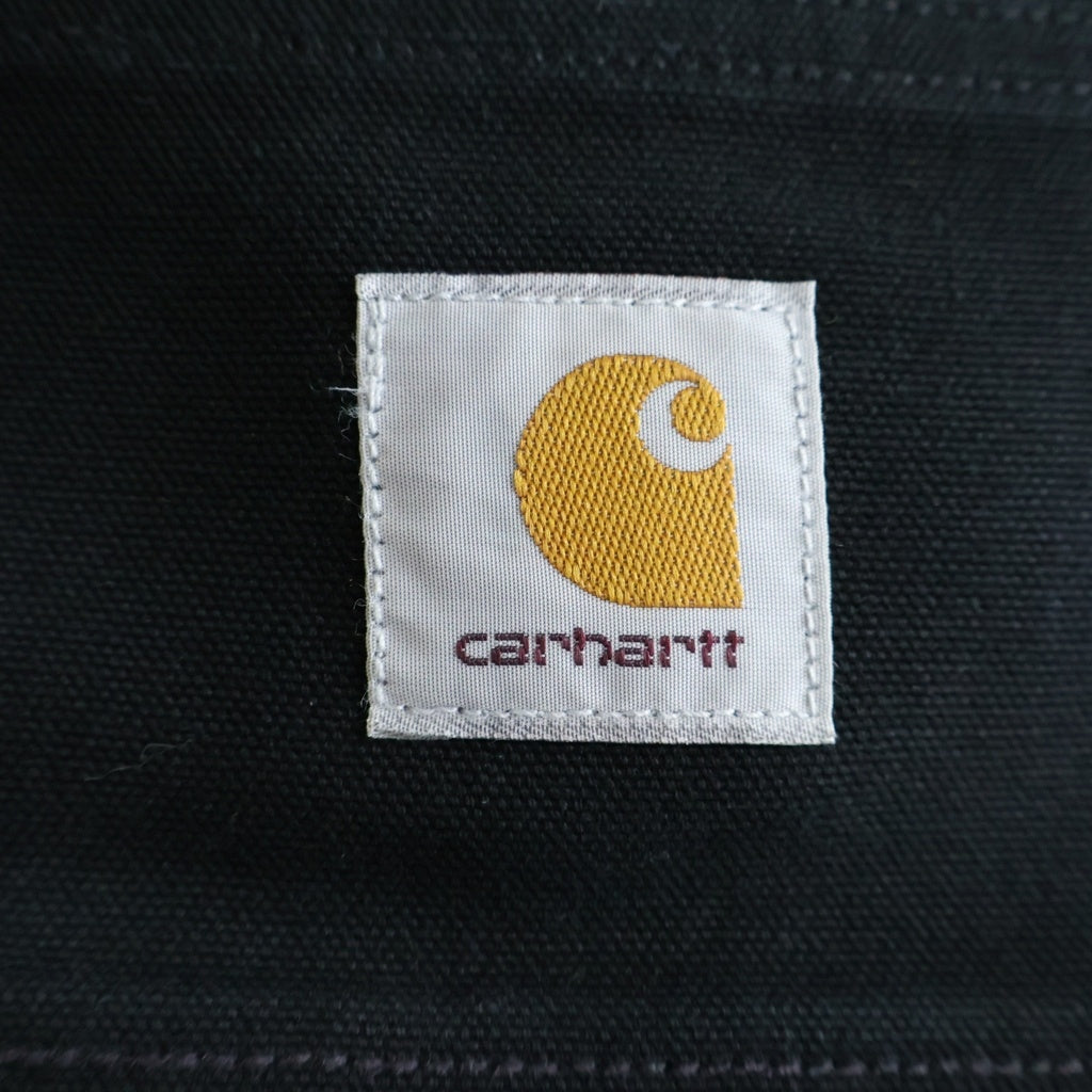CARHARTT(カーハート) Double Knee Pant ロゴパッチ ジップフライ ダブルニー デニムパンツ ブラック IO31501-26FP