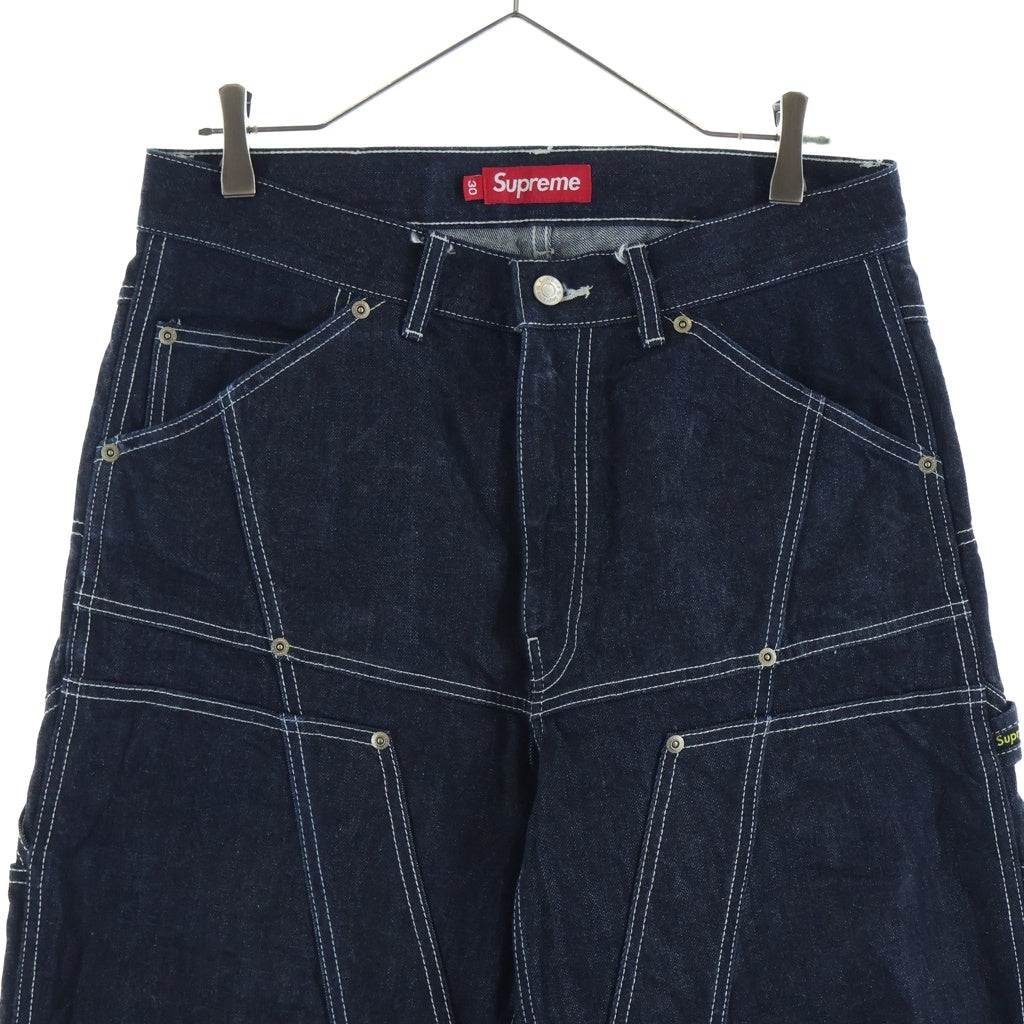 SUPREME(シュプリーム) 26SS Contrast Stitch Double Knee Painter Jean コントラスト ステッチ ダブルニー ペインターデニムパンツ インディゴ