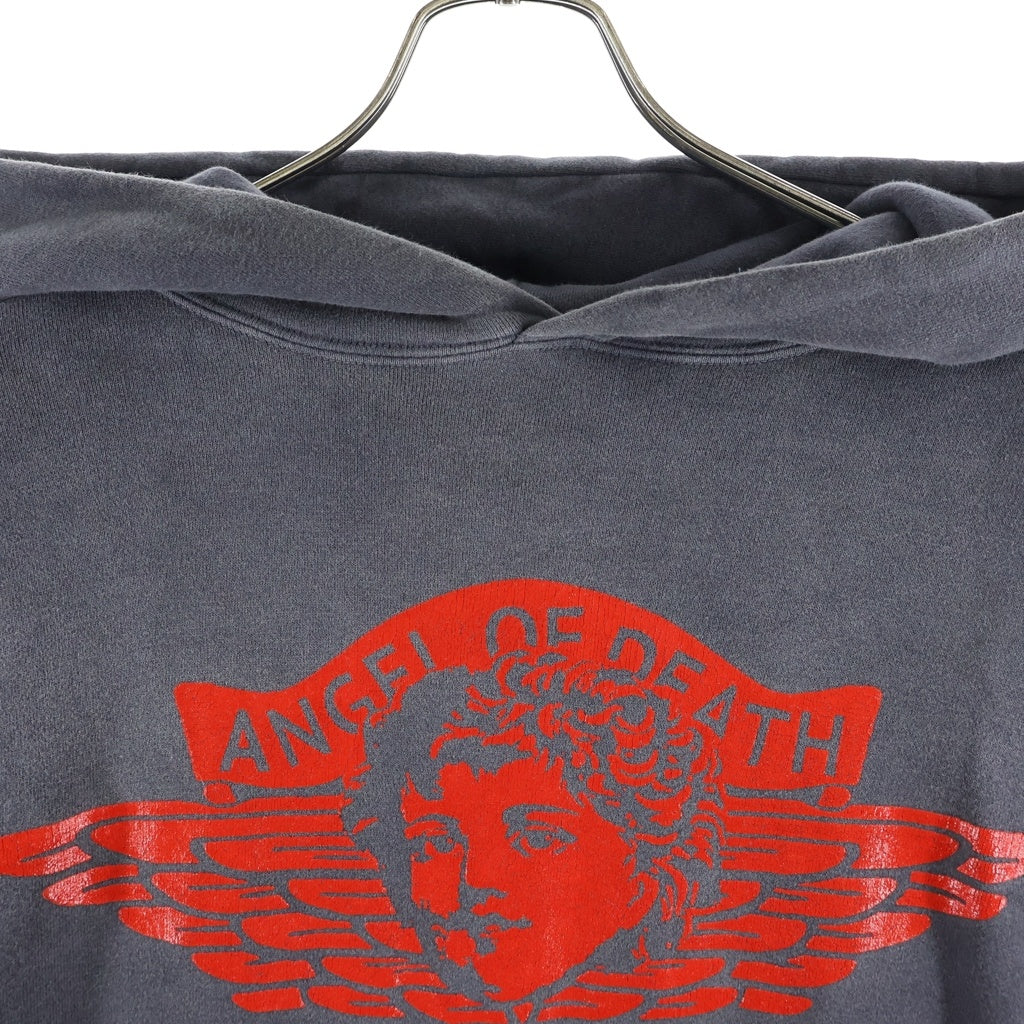SAINT MICHAEL(セントマイケル) ANGEL HOODIE エンジェル フーディー スウェットパーカー ブラック SM-YS8-0000-034