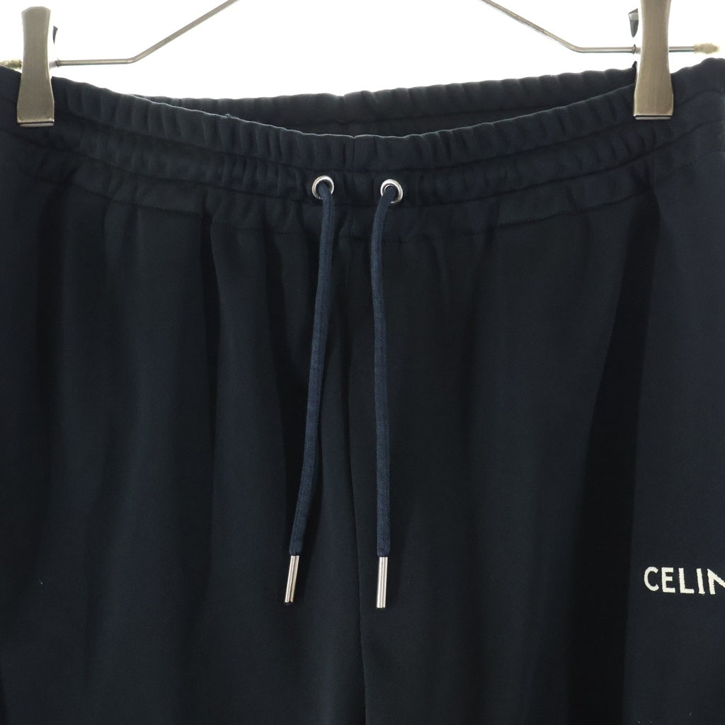 CELINE(セリーヌ) 21AW エンブロイダリー サイドライントラックパンツ 2Z0991210 ブラック
