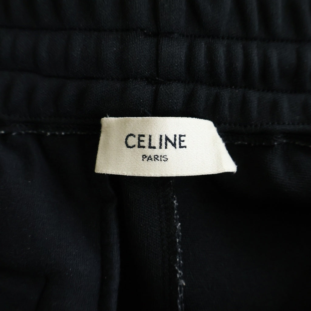 CELINE(セリーヌ) 21AW エンブロイダリー サイドライントラックパンツ 2Z0991210 ブラック