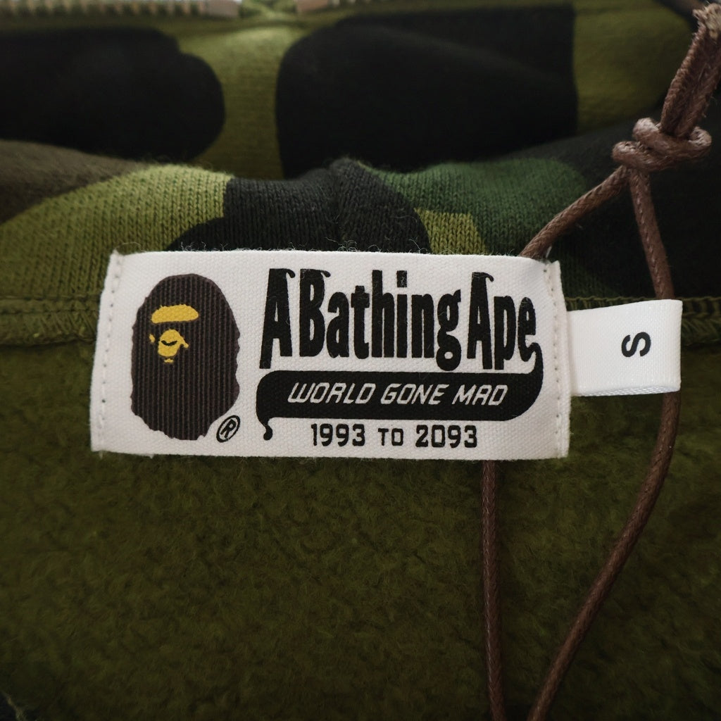 A BATHING APE(アベイシングエイプ) 1ST CAMO SHARK FULL ZIP HOODIE ファーストカモ シャーク ジップアップ スウェット フーディー パーカー カーキ 0ZXSWM012151R