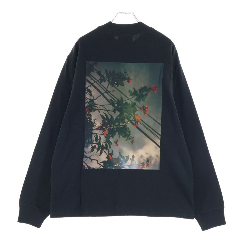FEAR OF GOD ESSENTIALS(フィアオブゴッド エッセンシャルズ) L/S T-SHIRT カレッジロゴ 長袖Tシャツ ロンT ブラック