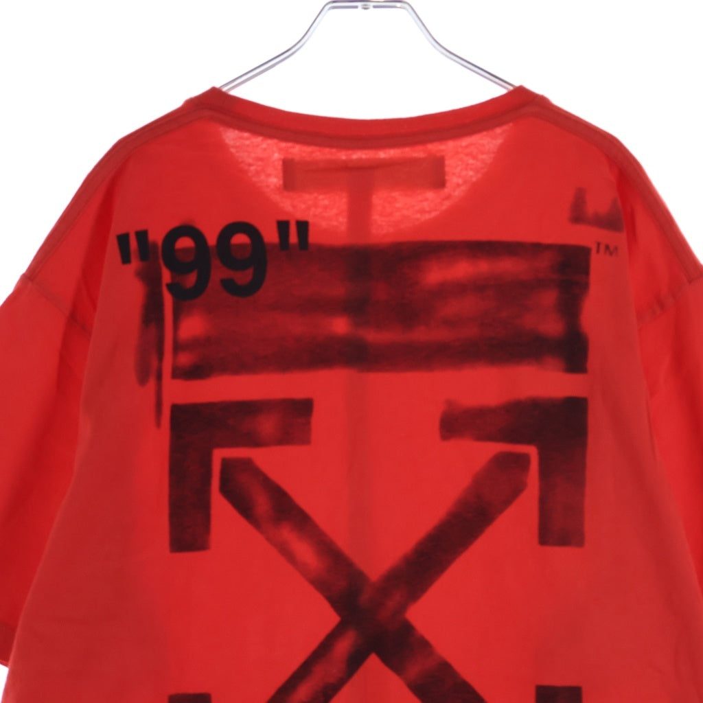 OFF-WHITE(オフホワイト) 19SS Stencil T-Shirt ステンシル 半袖Tシャツ レッド OMAA038R19185015