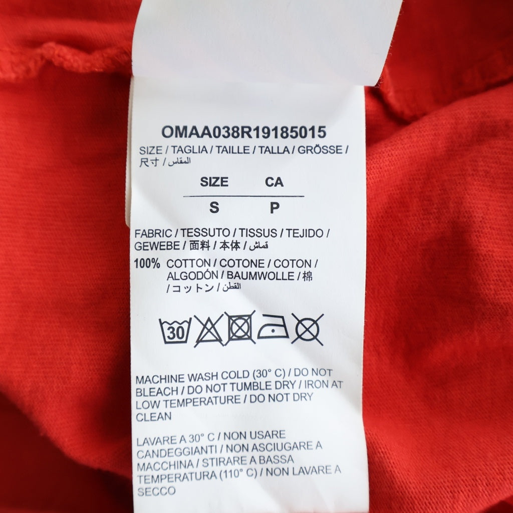 OFF-WHITE(オフホワイト) 19SS Stencil T-Shirt ステンシル 半袖Tシャツ レッド OMAA038R19185015