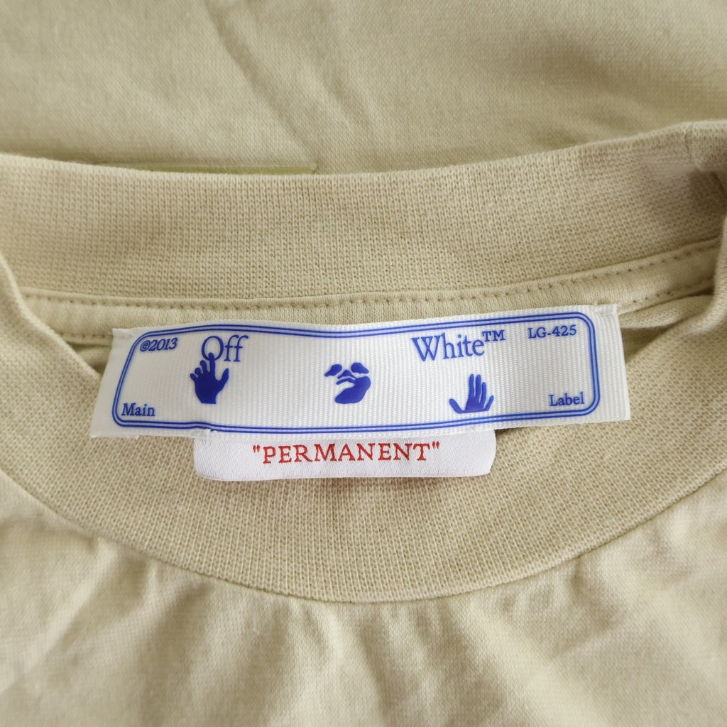 OFF-WHITE(オフホワイト) Diag Printed T-Shirt 半袖Tシャツ ベージュ OWAA049C99JER001