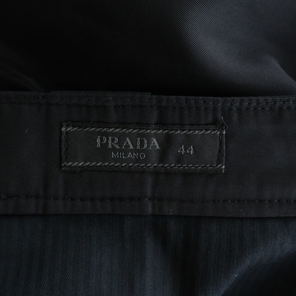 PRADA(プラダ) Nylon Jogger Pants トライアングルロゴ ナイロンジョガーパンツ ブラック DNA893 S201 I18