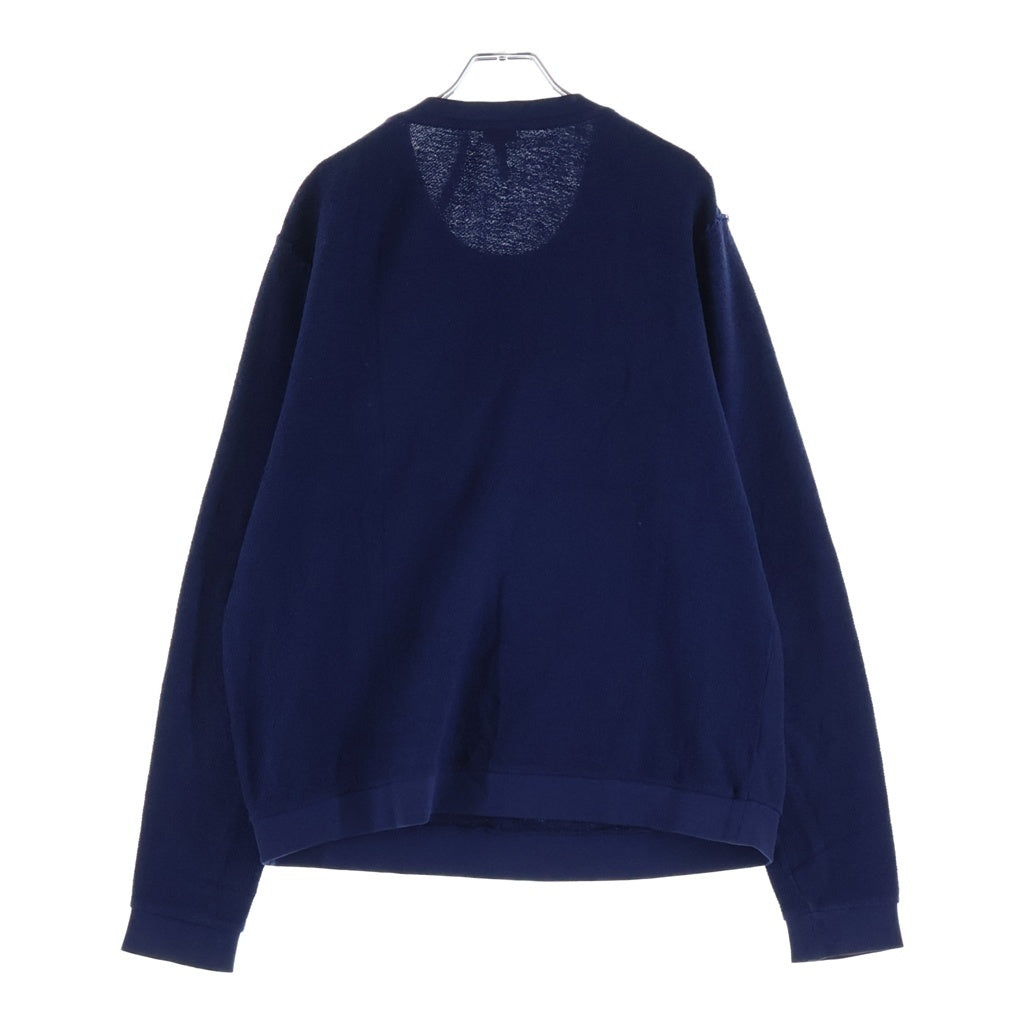 LOEWE(ロエベ) Anagram Zipper Sweatshirt アナグラムジップデザイン クルーネックスウェットトレーナー ネイビー H6189340CR