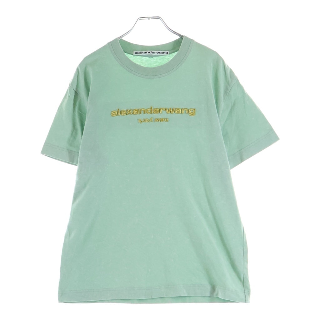 ALEXANDER WANG(アレキサンダーワン) Acid T-Shirt フェード加工 半袖Tシャツ グリーン