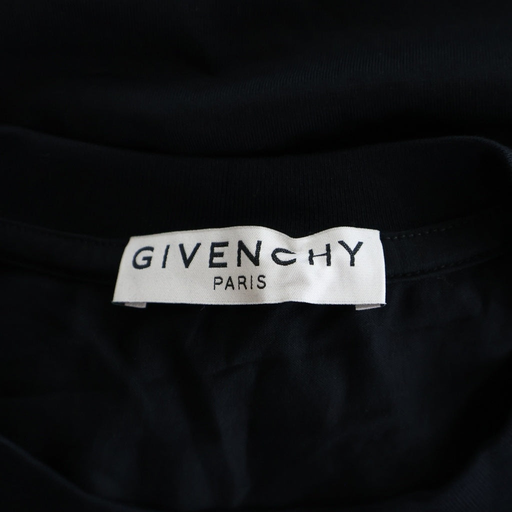 GIVENCHY(ジバンシィ) 18SS Rottweiler T-Shirt ロットワイラー ドッグプリント半袖Tシャツ ブラック BM705L3Y1P
