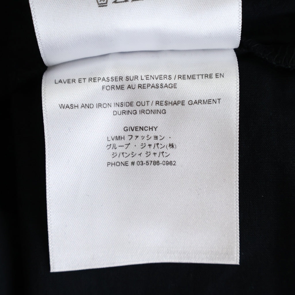 GIVENCHY(ジバンシィ) 18SS Rottweiler T-Shirt ロットワイラー ドッグプリント半袖Tシャツ ブラック BM705L3Y1P