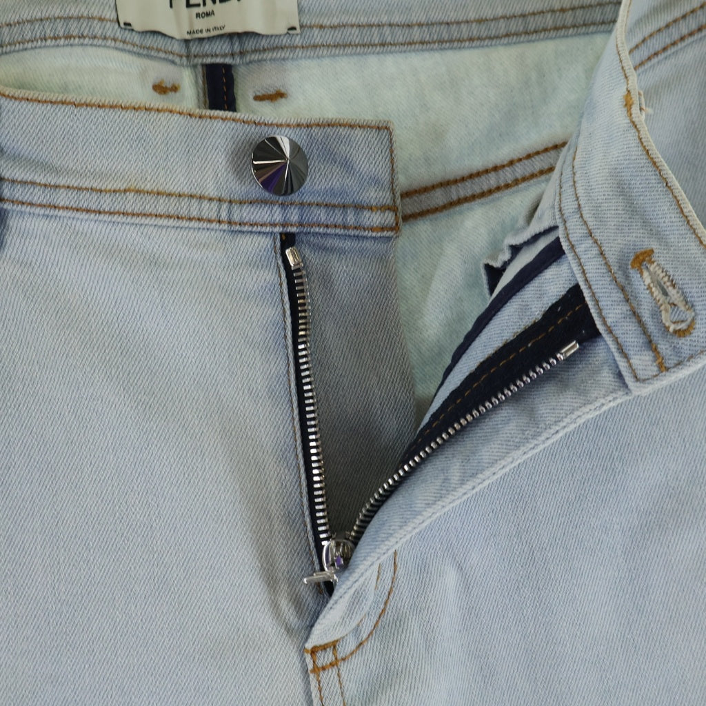 FENDI(フェンディ) Karlito Denim Pants スパンコール装飾 デニムパンツ インディゴ FLP593 02F