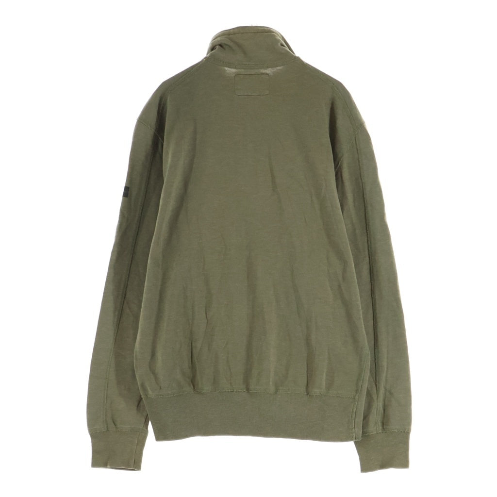 STONE ISLAND(ストーンアイランド) 08AW Zip Up Jacket ロゴプリント ジップアップジャケット カーキ 46146041