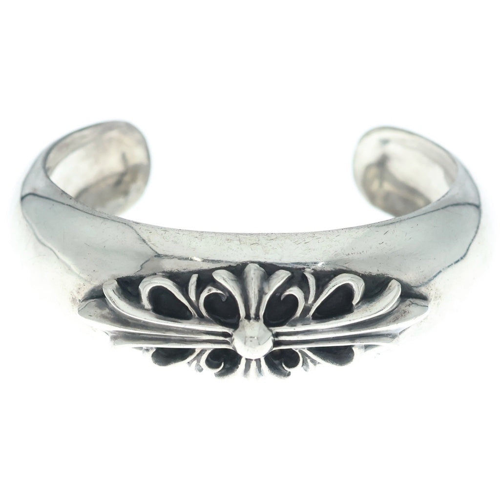 CHROME HEARTS(クロムハーツ) フローラルクロス カフバングル ブレスレット シルバー