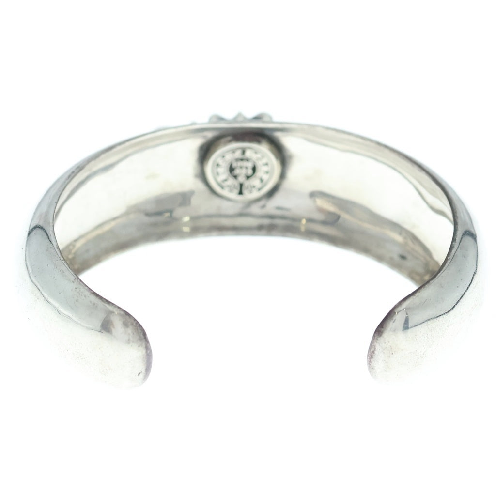 CHROME HEARTS(クロムハーツ) フローラルクロス カフバングル ブレスレット シルバー