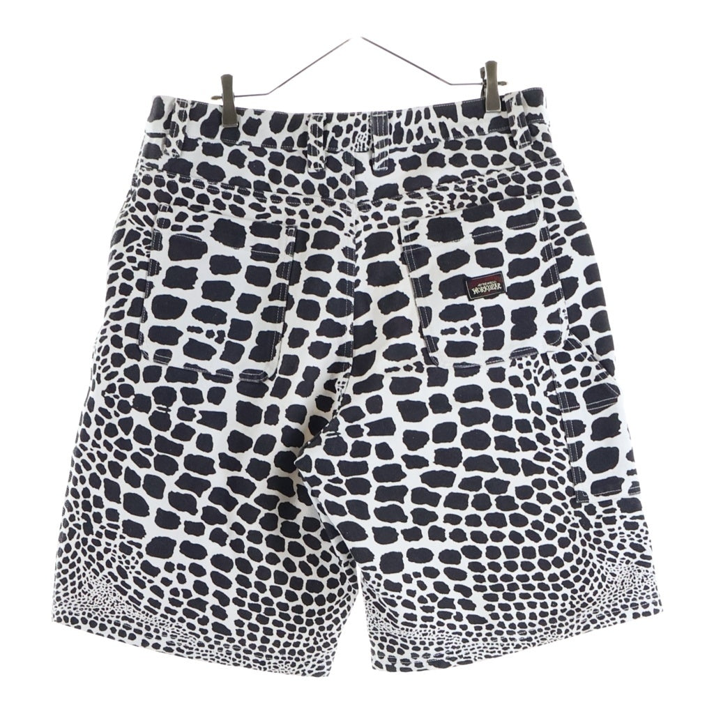 STUSSY(ステューシー) CANVAS WORK SHORT キャンバス ウォーク ショーツ ハードディスク ブラック