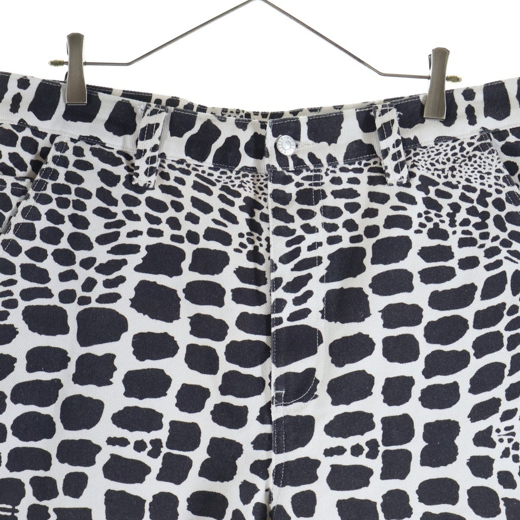 STUSSY(ステューシー) CANVAS WORK SHORT キャンバス ウォーク ショーツ ハードディスク ブラック