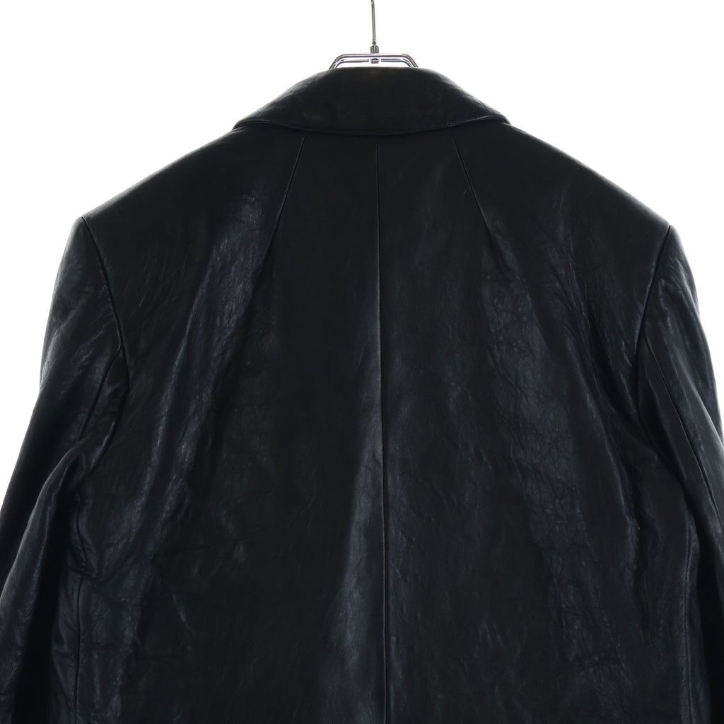Rick Owens(リックオウエンス) Leather Blazer レザーブレザー ジャケット ブラック RU01F2721-LBE
