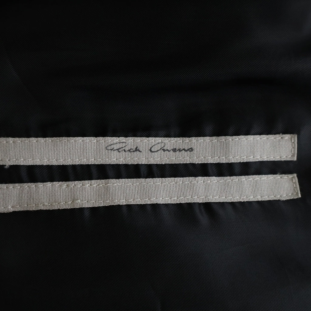 Rick Owens(リックオウエンス) Leather Blazer レザーブレザー ジャケット ブラック RU01F2721-LBE