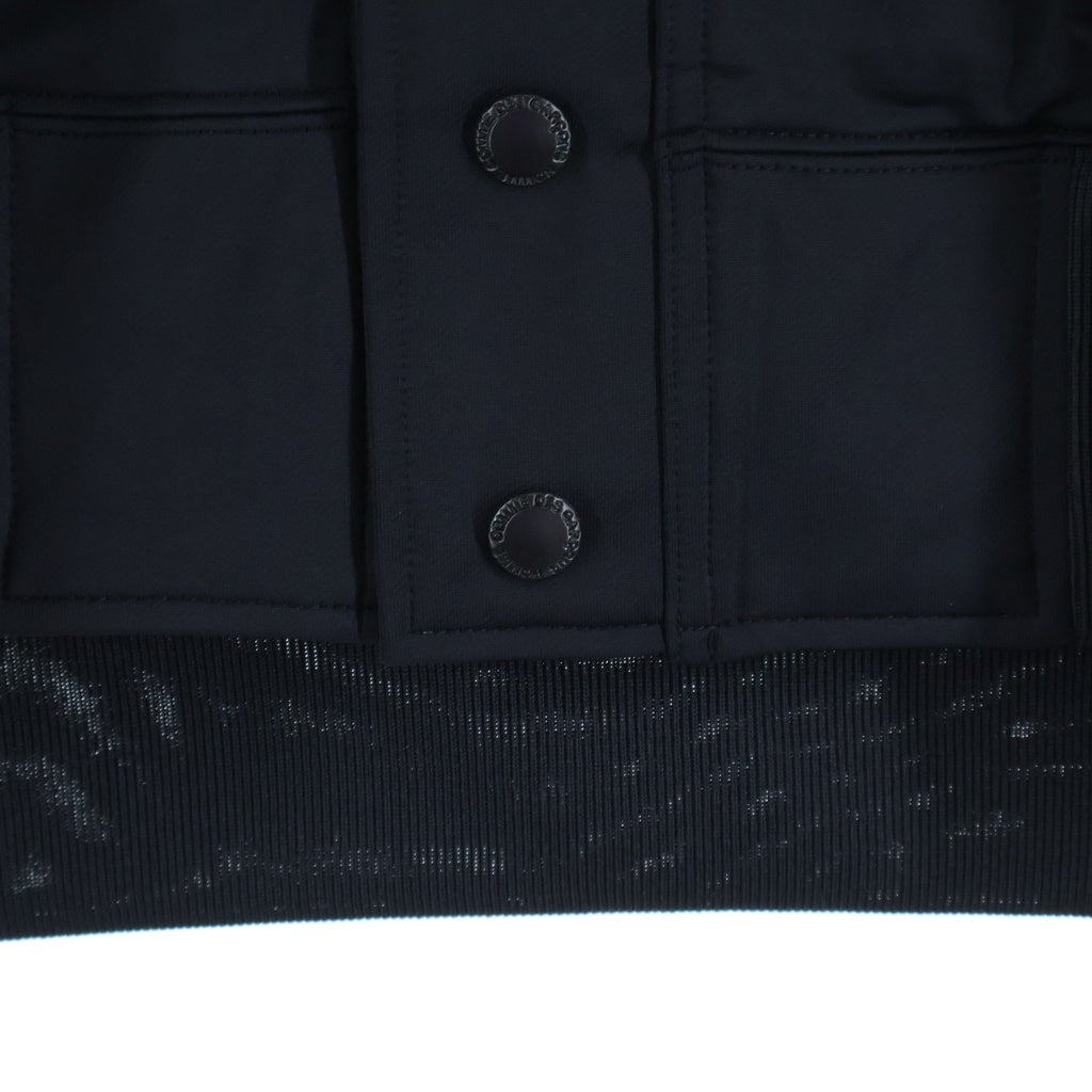 COMME des GARCONS HOMME(コムデギャルソンオム) 26SS 綿ナイロン裏毛ジャージカーディガン ジャケット HQ-T007 ネイビー