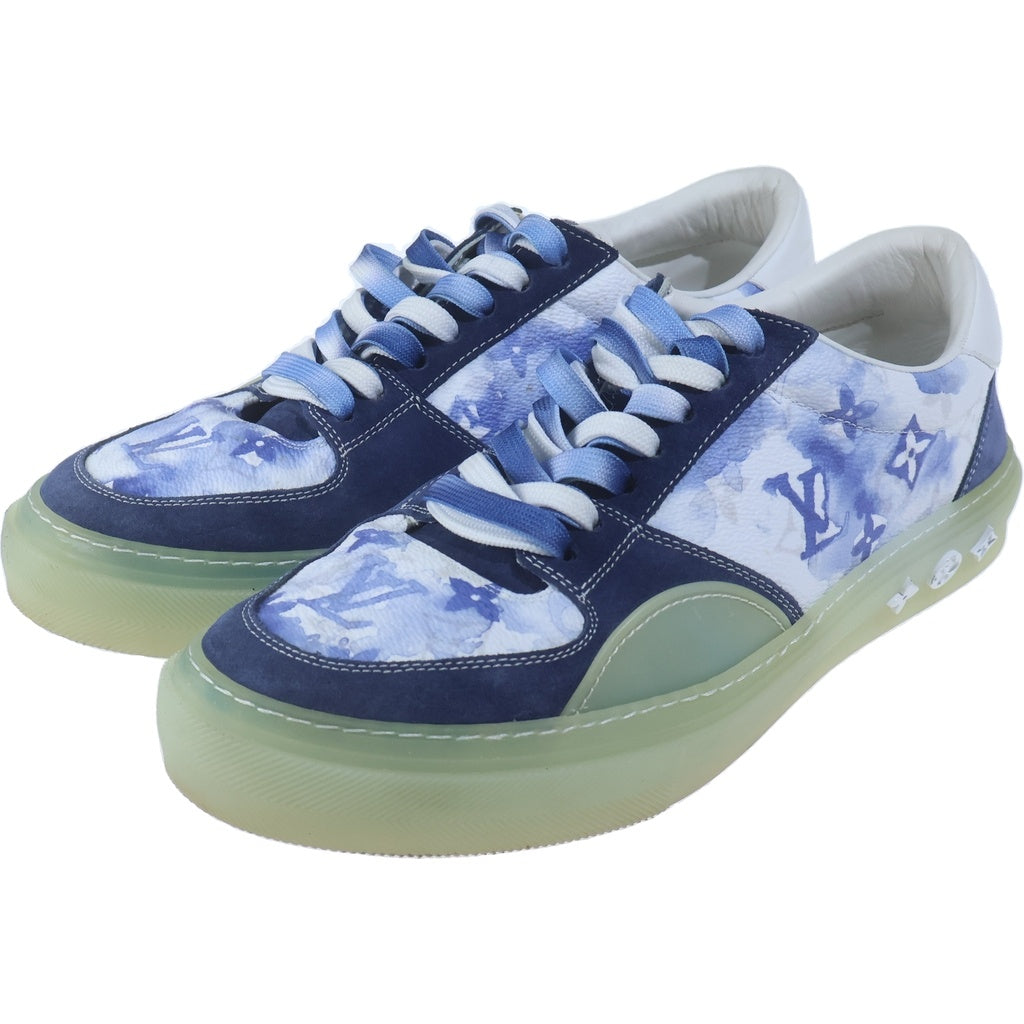 LOUIS VUITTON(ルイヴィトン) LVオリライン モノグラム ローカットスニーカー ブルー