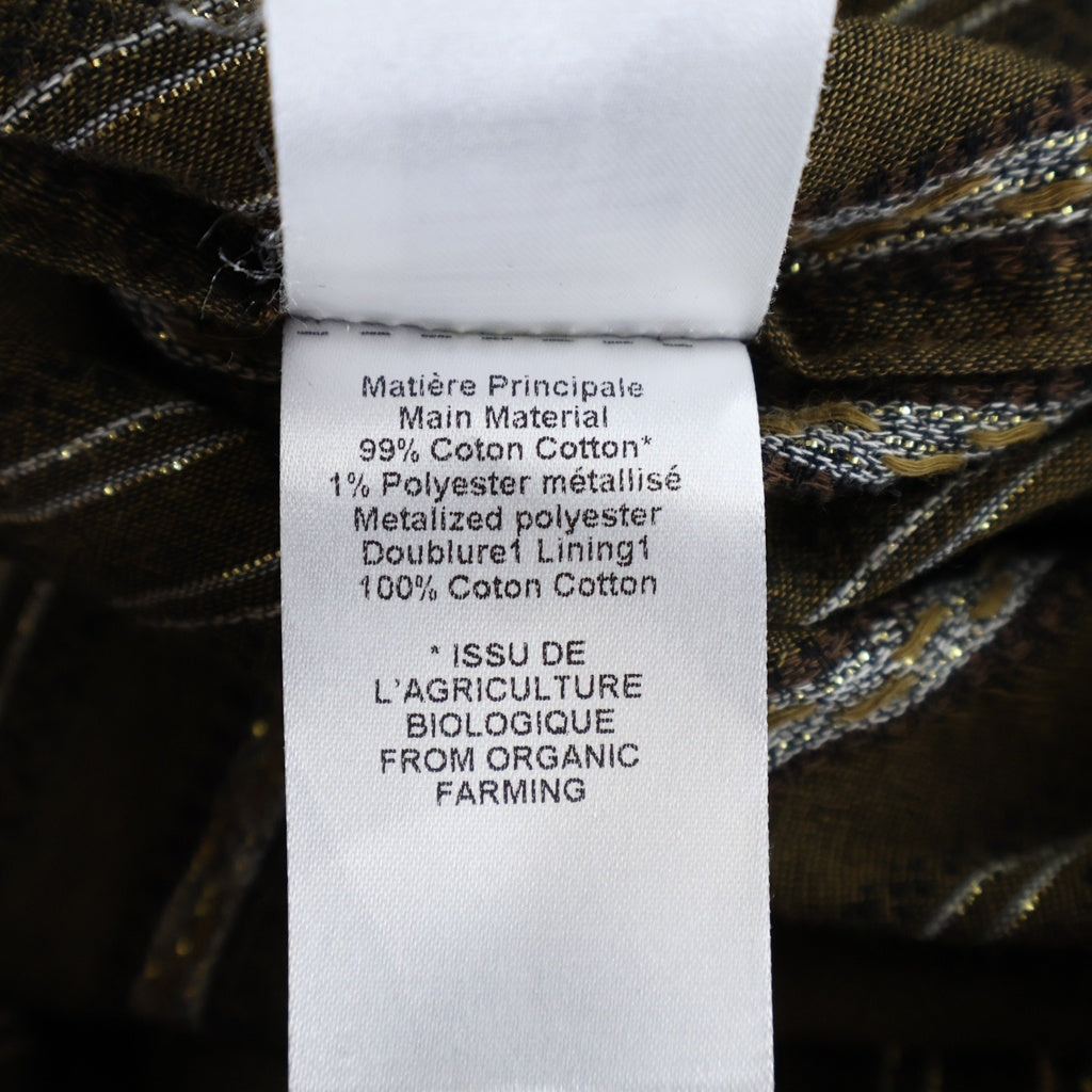 ISABEL MARANT(イザベル マラン) CHELIA SHIRTS 26ECH0340FA-D2G02I シェリアシャツ ストライプ ロングスリーブ長袖シャツ ブラウン