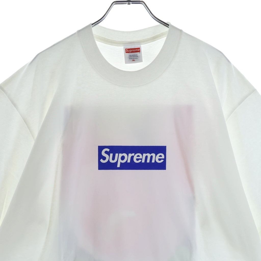 SUPREME(シュプリーム) 23AW Seoul Box Logo Tee ソウルオープン記念 ボックスロゴ クルーネック コットン半袖Tシャツ カットソー ホワイト