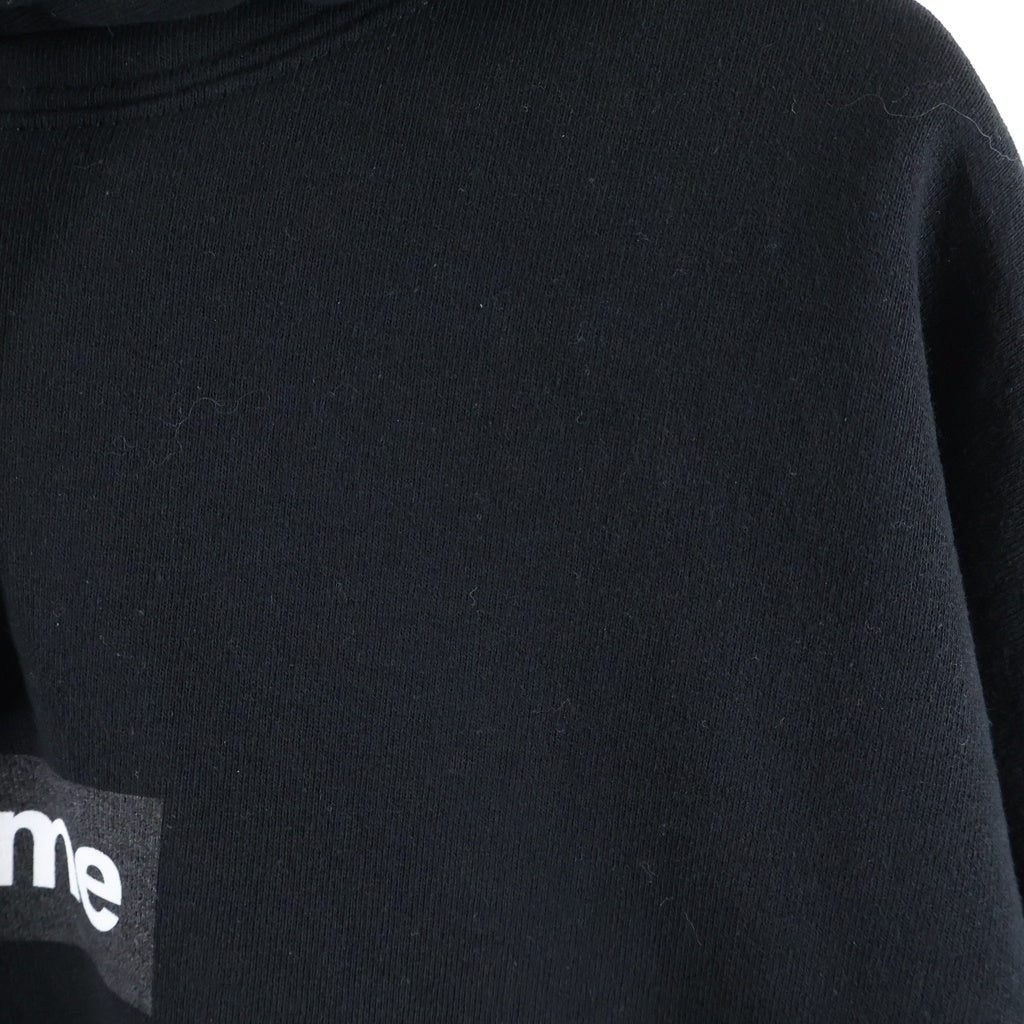 SUPREME(シュプリーム) 23AW Seoul Box Logo Hooded Sweatshirt ソウルオープン記念 ボックスロゴ バックプリント フーデッド スウェットシャツ ブラック